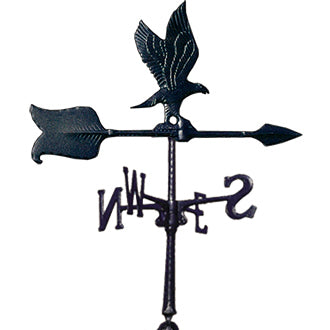 Black Weathervanes | Eagle, Horse, or Rooster Topper