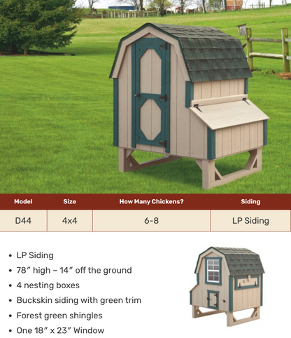 LP® Siding Dutch Coop | 4' x 4'